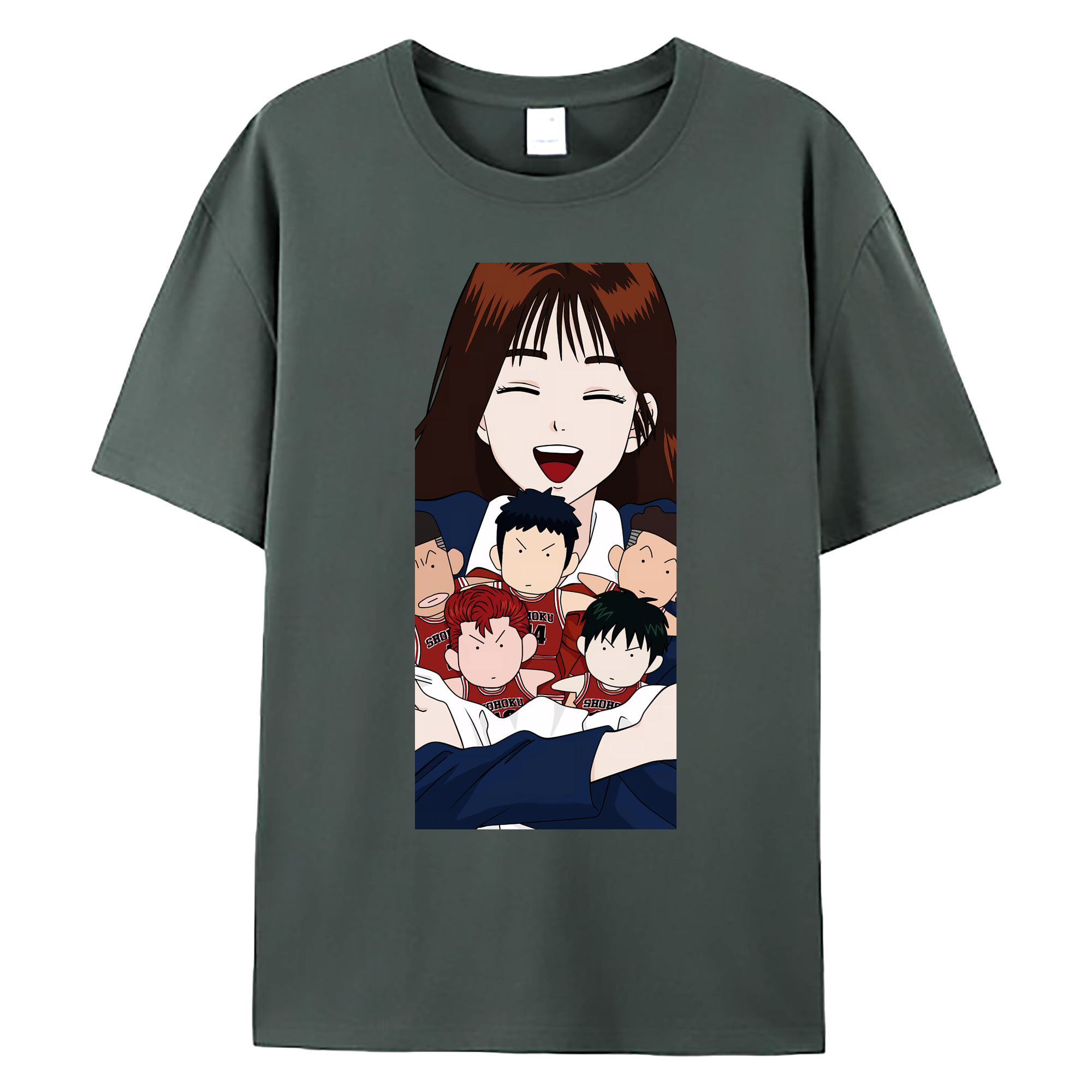 （画像用） SLAM DUNK／スラムダンク 綿100％ メンズ半袖Tシャツ｜肌触りやわらか＆通気性